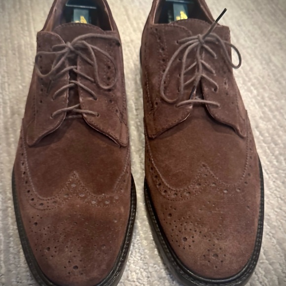 J. Crew Other - J. Crew Brown Suede Wingtip Oxfords